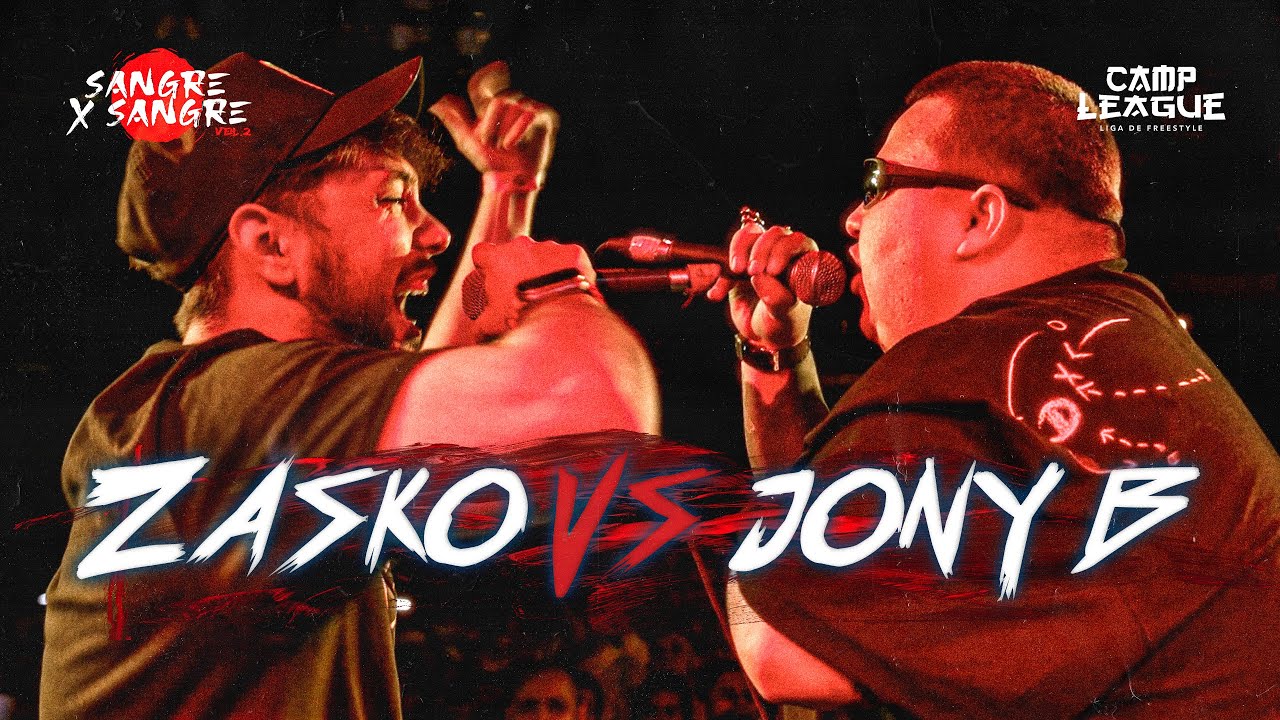 ZASKO vs JONY BELTRÁN (EXHIBICIÓN) - SANGRE X SANGRE Vol. 2 #freestylerap #zasko #jonyb #campleague