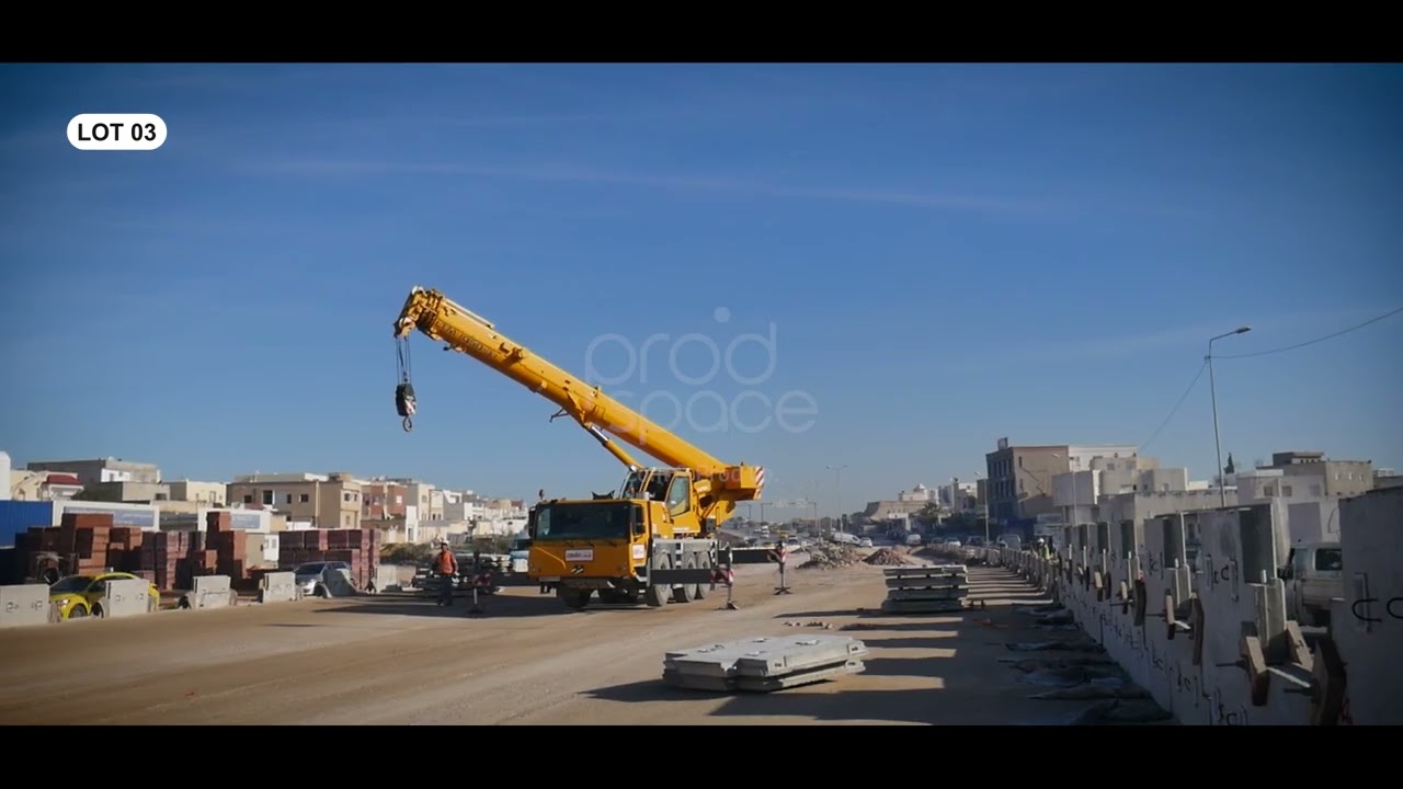 PROJET PENETRANTE SUD VIDEO LOT 03 مشروع توسعة المدخل الجنوبي للعاصمة