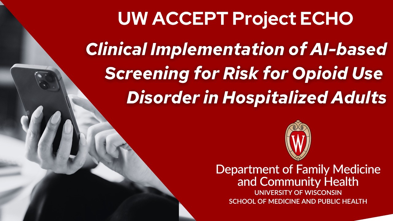Clinical Implementation of AI-based Screening for Risk for Opioid Use Disorder in Hospitalized Adult