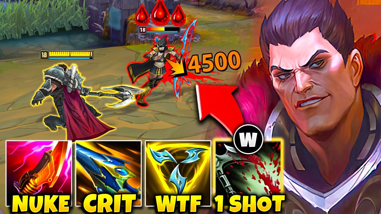 Mathematically correct Darius one shots you with a single ability (PRESS W = INSTA KILL)
