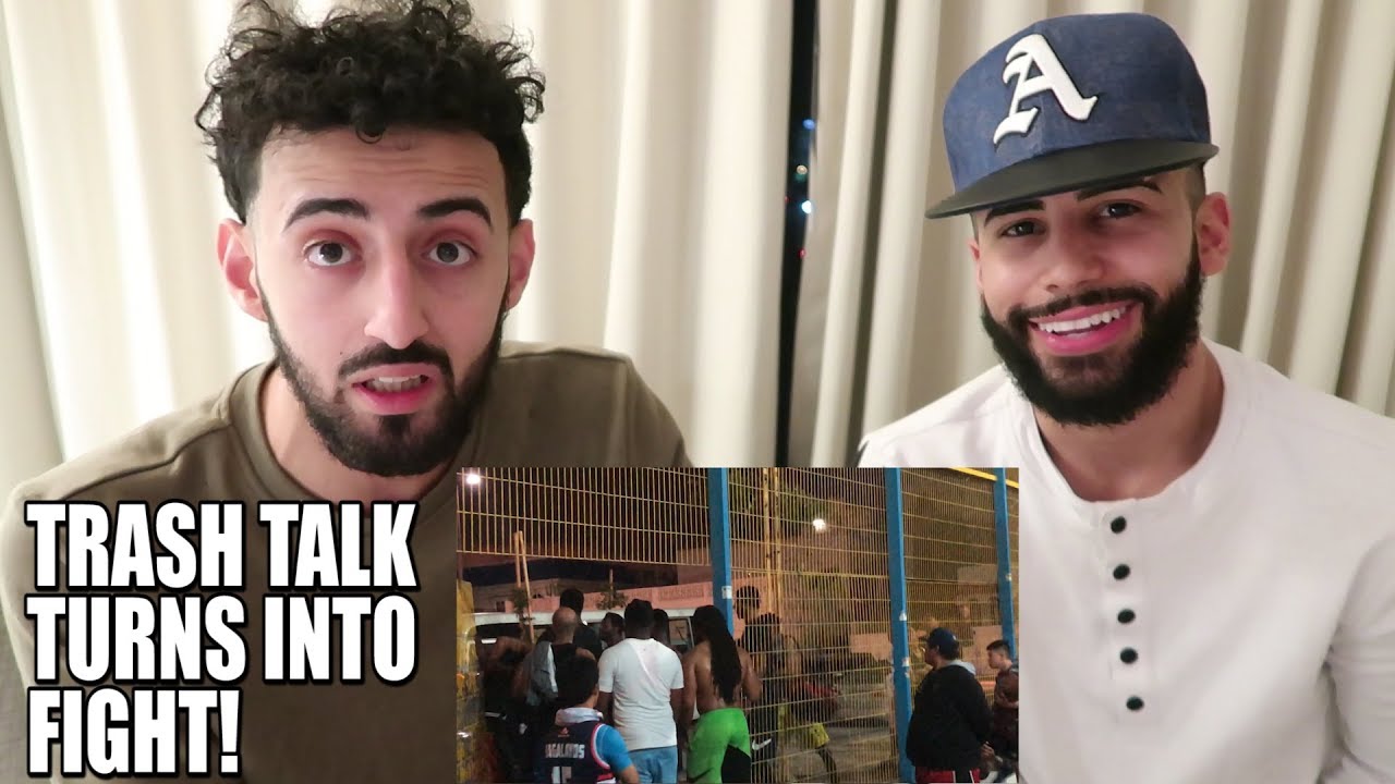 TRASH TALKING BASKETBALL TURNS INTO FIGHT!!