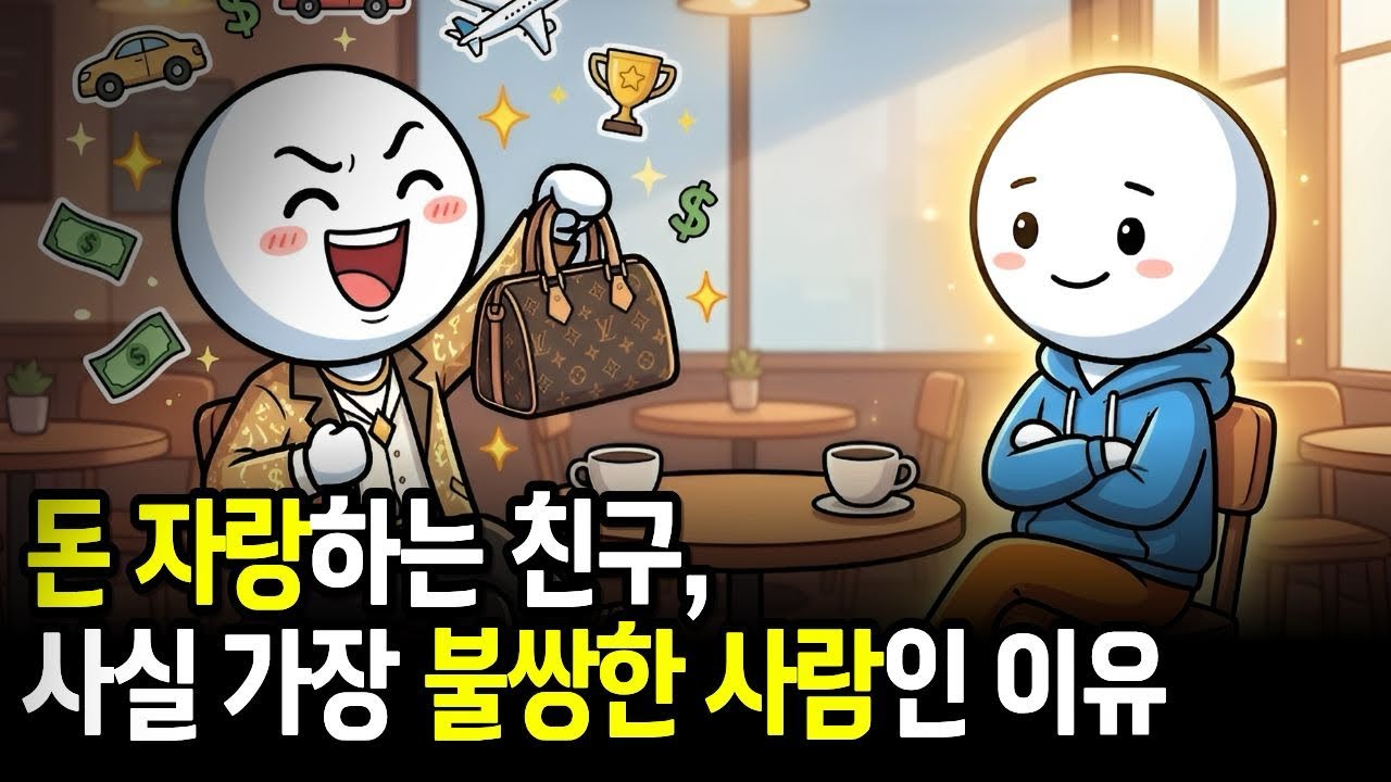 돈 자랑하는 친구, 사실 가장 불쌍한 사람입니다