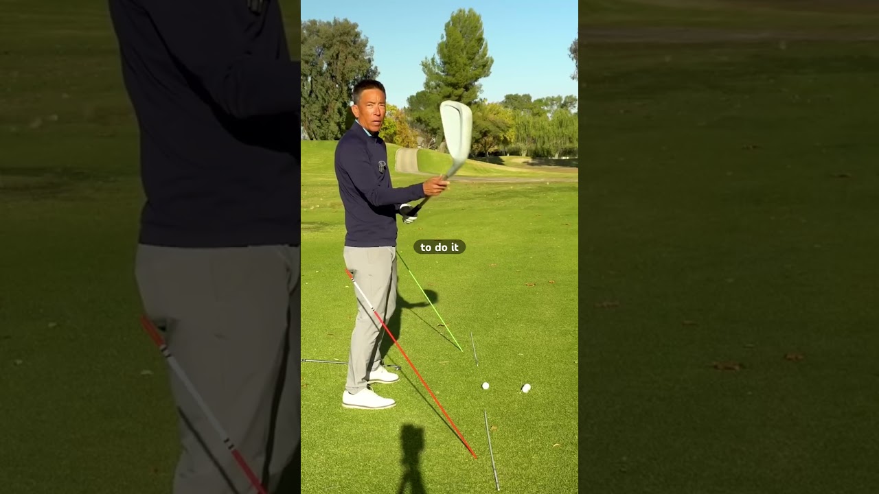 Hit the ball straight by controlling the club face #golf #swingtips