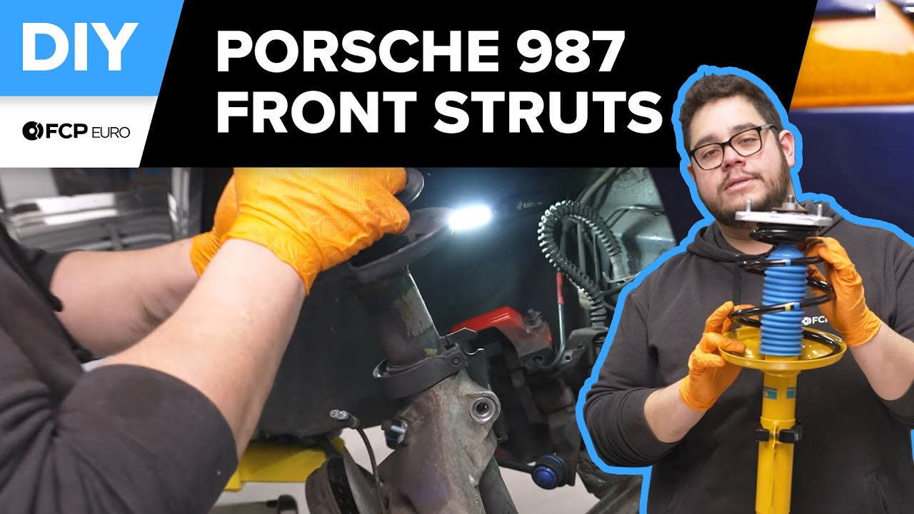 Porsche Cayman Front Strut Replacement DIY (2006-2012 Porsche 987 Cayman, Cayman S, 986 Boxster)