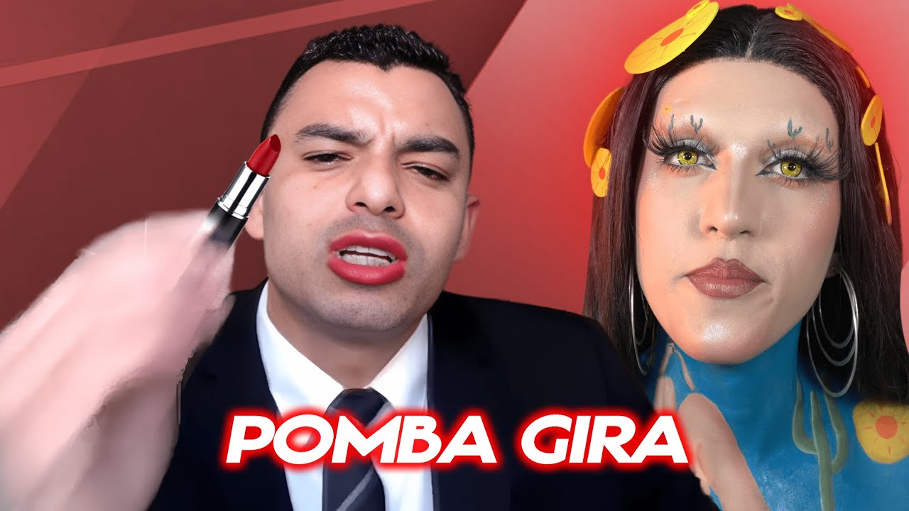 Pastor passa batom e desafia a pomba gira