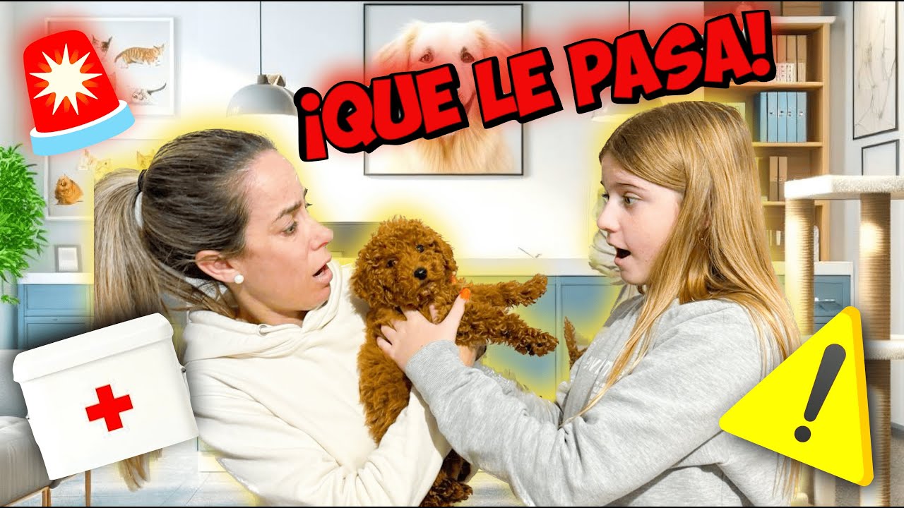 ⚠️ MI PERRITO BEBÉ TIENE UN BULTO 😭 Y LO LLEVAMOS AL VETERINARIO POR PRIMERA VEZ
