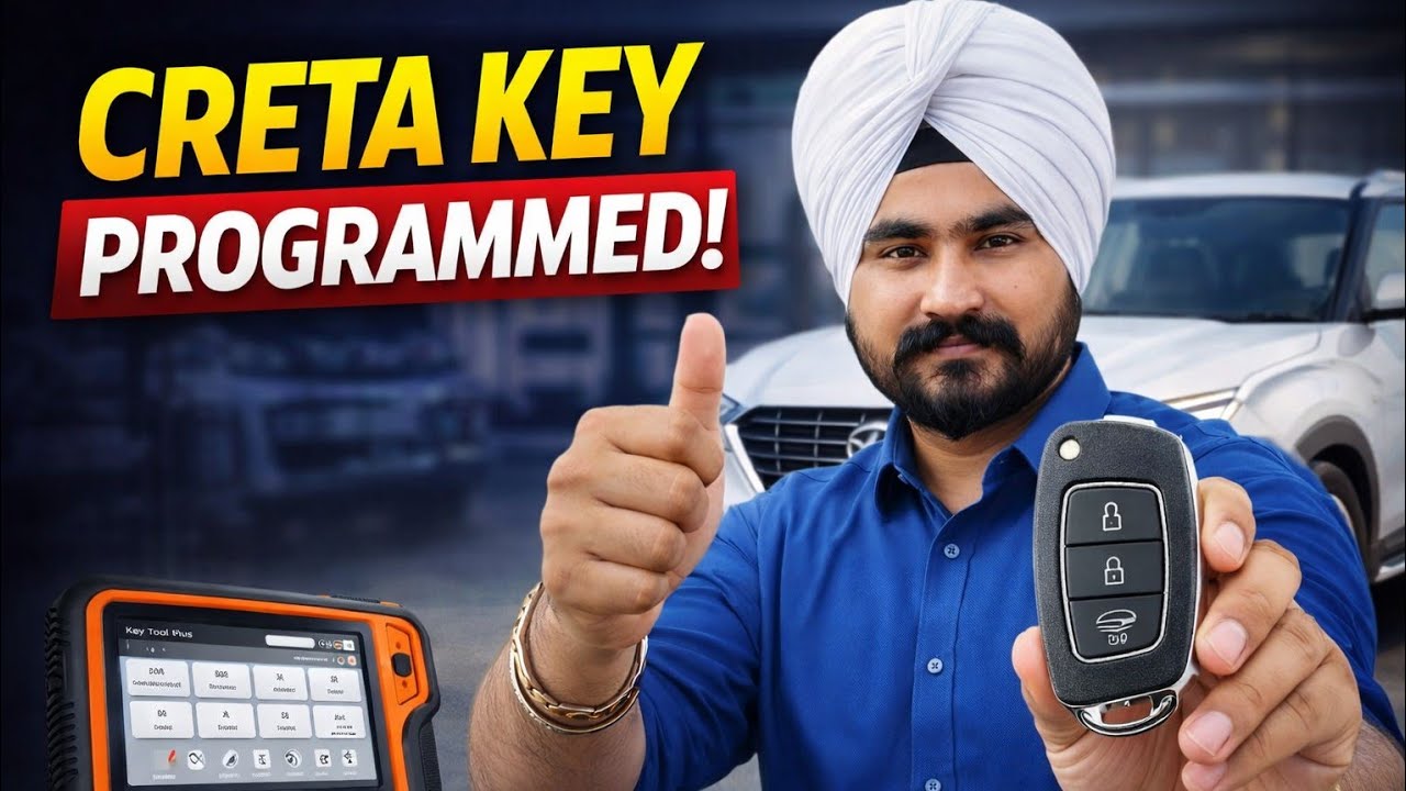 Hyundai Creta Key Programming Full Tutorial | Step-by-Step Guide | Amit Keys 