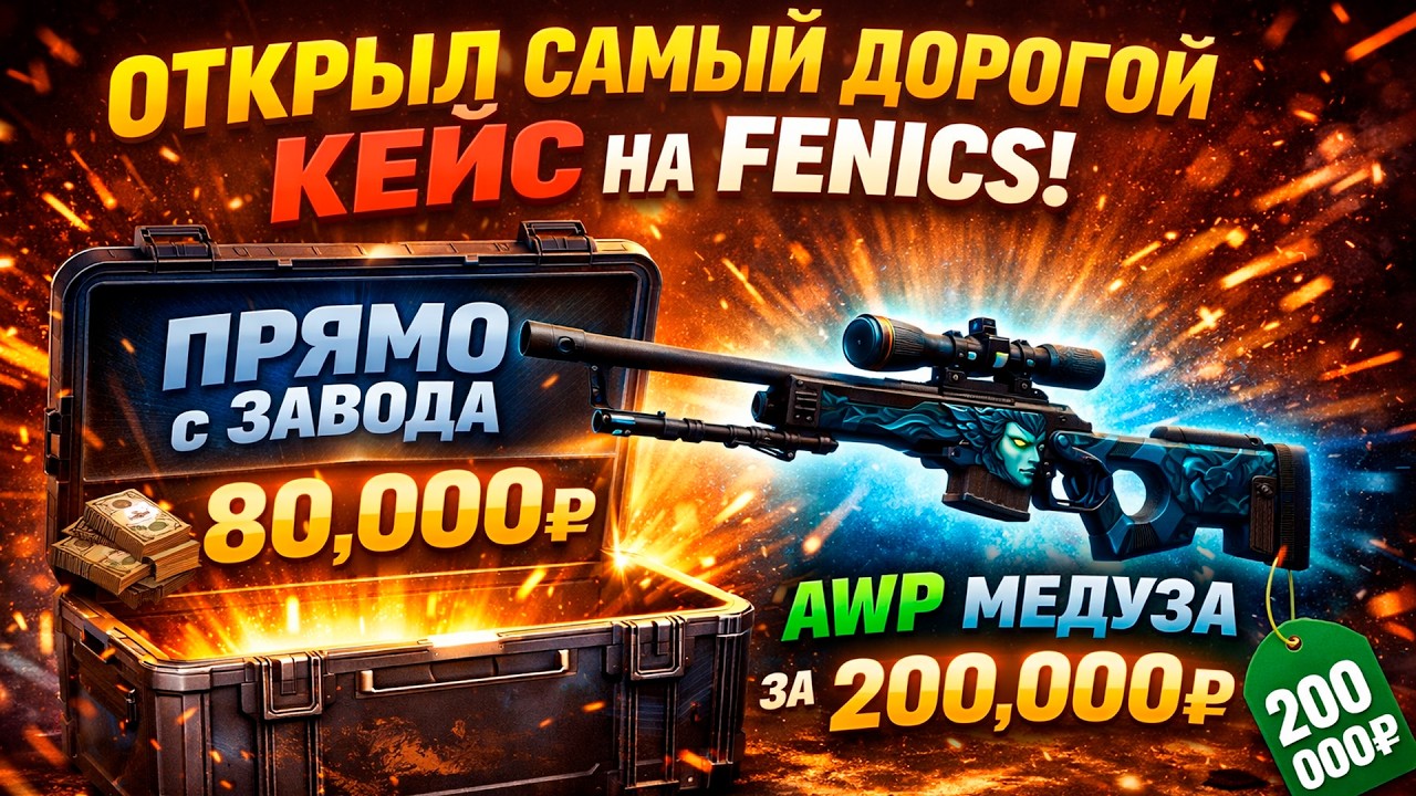 ОТКРЫЛ САМЫЙ ДОРОГОЙ КЕЙС НА FENICS! 80.000 ЗА ОДИН КЛИК НА ФЕНИКС! (CS2/КС2)