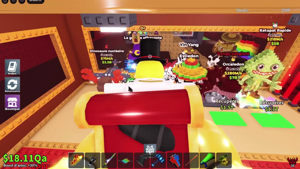 LIVE STEAL A BRAINROT TRADE ET PVP ON CHERCHE DU INDEX TACOS !!!