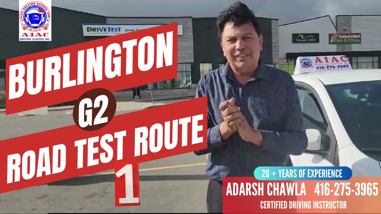Burlington G2 Road Test Route no. 1: Full G2 Route with Expert Tips and Tricks - New 2023