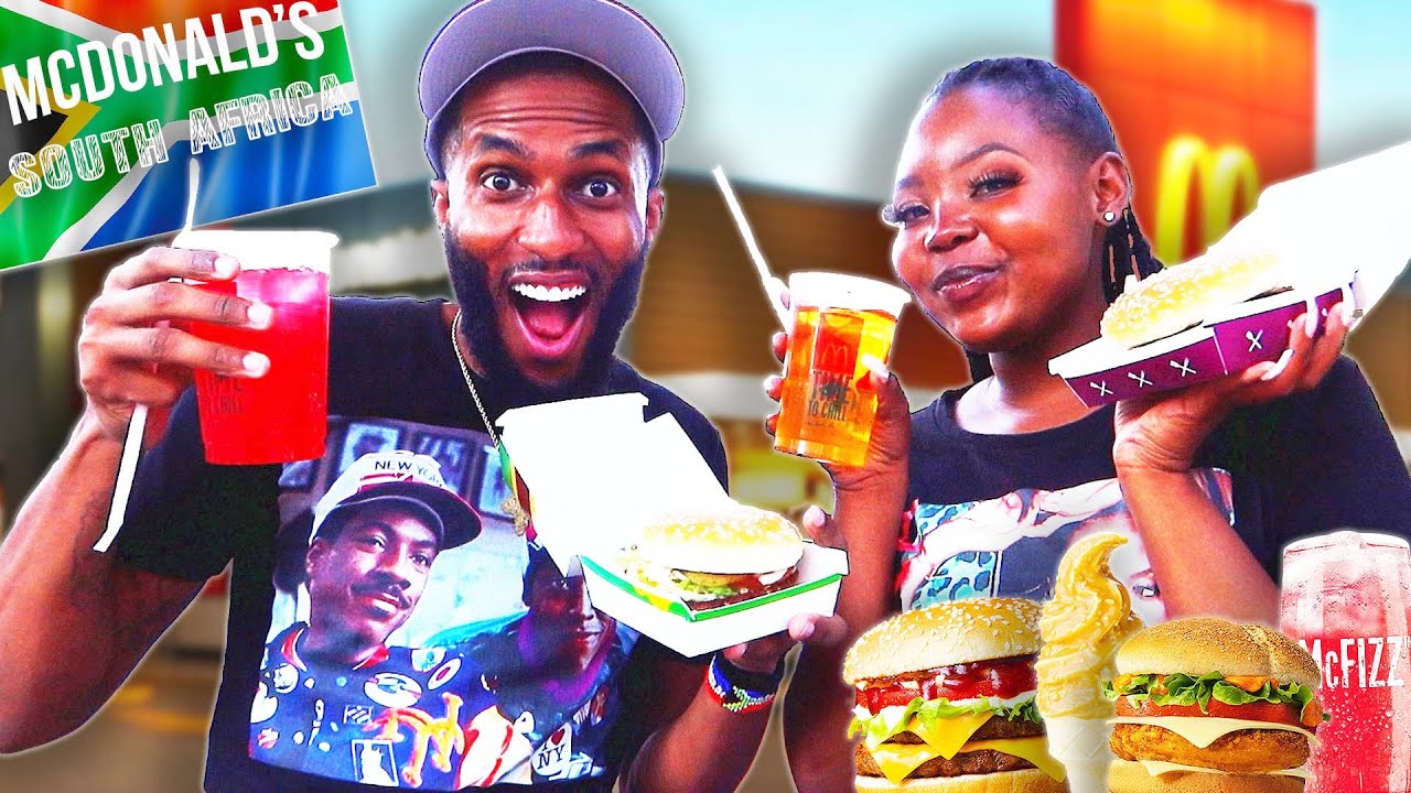 Trying McDonald's In SOUTH AFRICA! 🇿🇦🍟