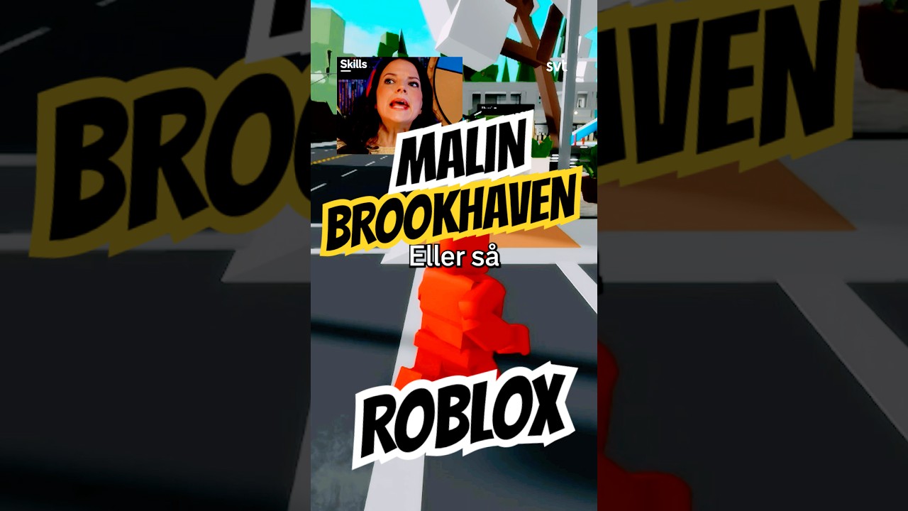 Malin letar efter Andr&eacute; i Brookhaven ur Skills! #roblox #brookhaven