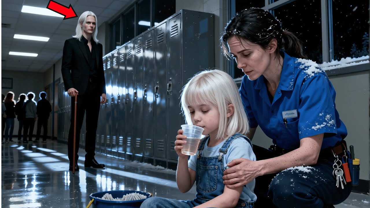 Single mom JANITOR quietly notices what no one did -minutes later, she saves VAMPIRE KING´S daughter