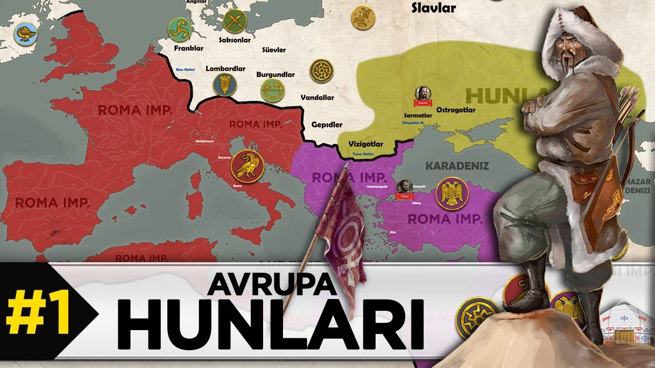 Avrupa Hun Devleti #1: Kavimler G&ouml;&ccedil;&uuml; || DFT Tarih