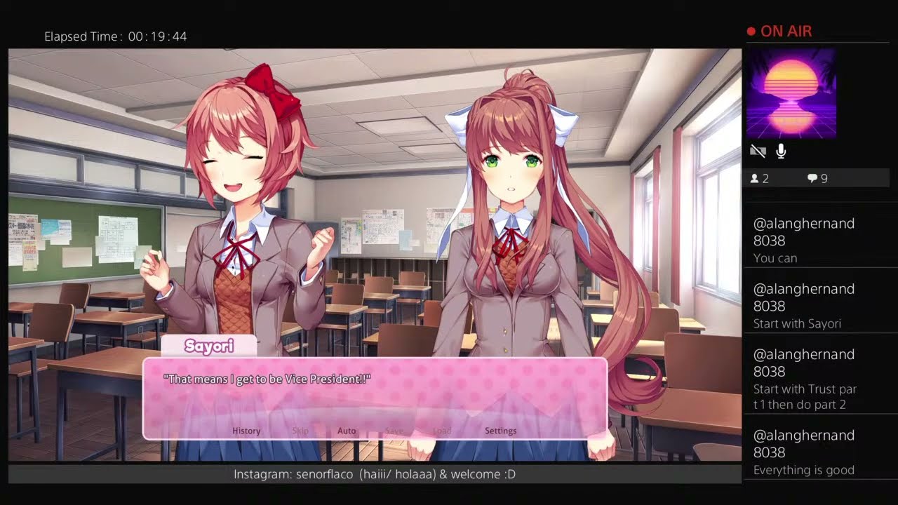 Back on Doki Doki Literature Club... LIVE