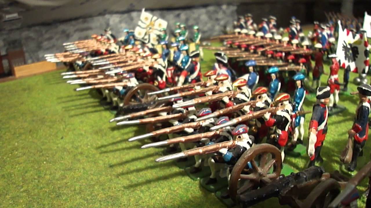 Diorama Zinnfiguren Siebenjähriger Krieg Teil 2