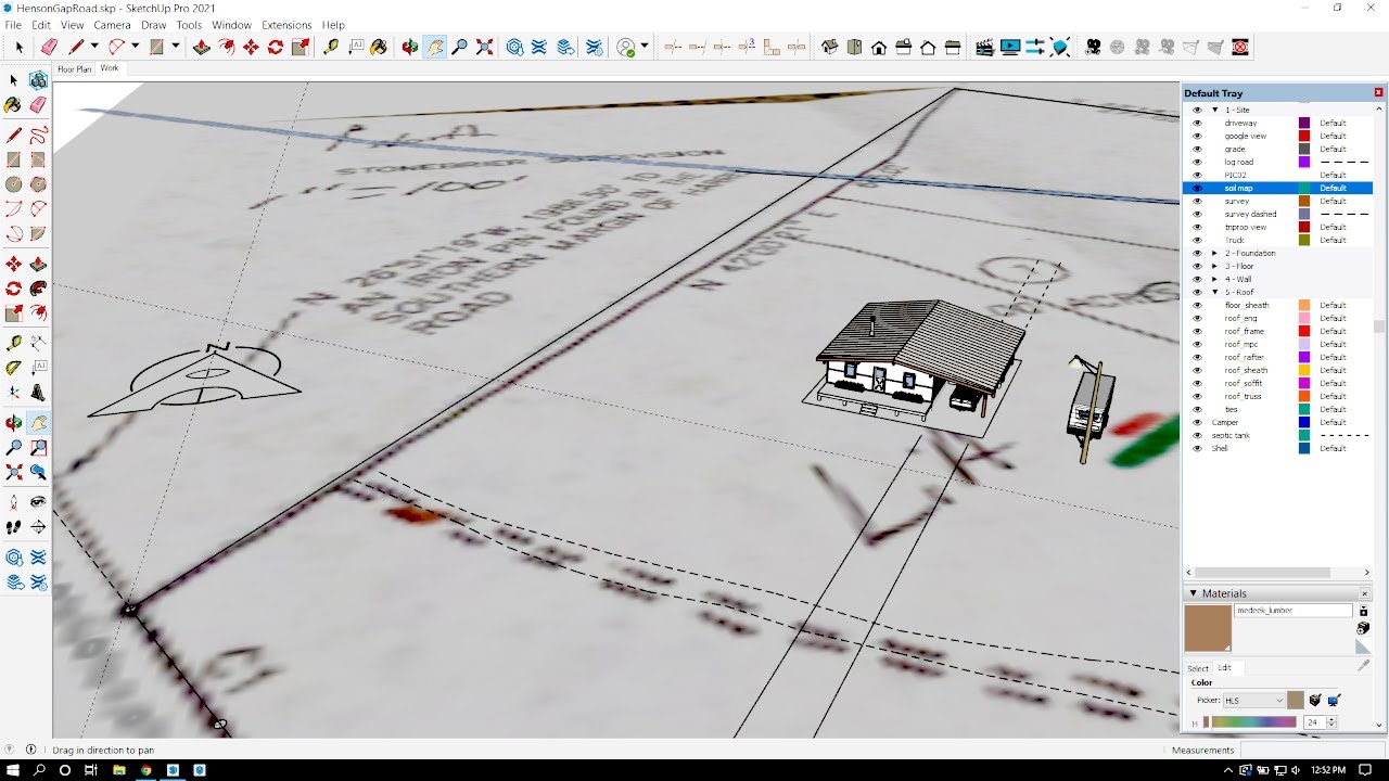 ArtisanTony's Final Resting Place Found - Simple Cabin in the Mountains - SketchUp