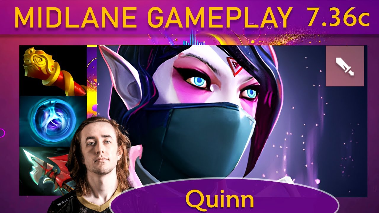 ⭐ New Patch 7.36c Quinn Templar Assassin |KDA - 24 KP - 65%| Mid Gameplay - Dota 2 Top MMR