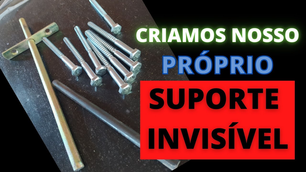 Como fazer suporte invisivel para prateleira | ATUALY MARCENARIA NO CEARÁ