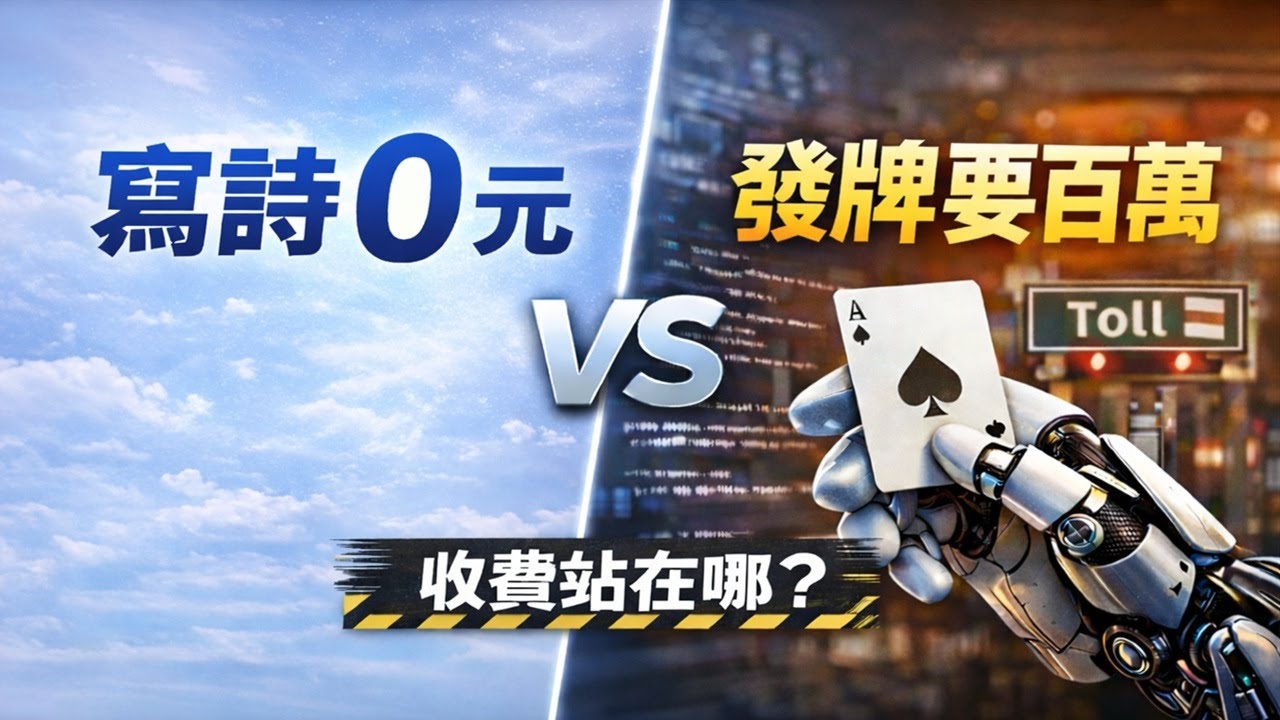 寫詩免費，發牌超貴？機器人供應鏈誰最賺｜Han 不設限