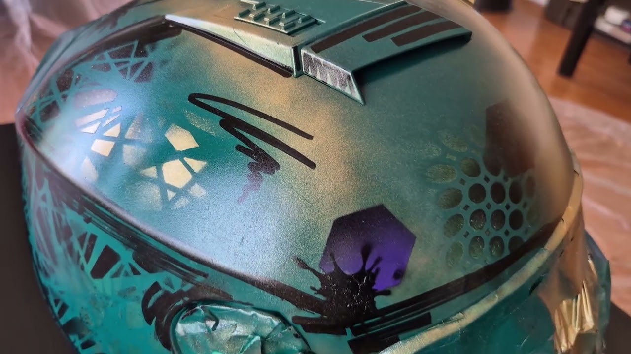 When you get a custom order: Motorcycle Helmet