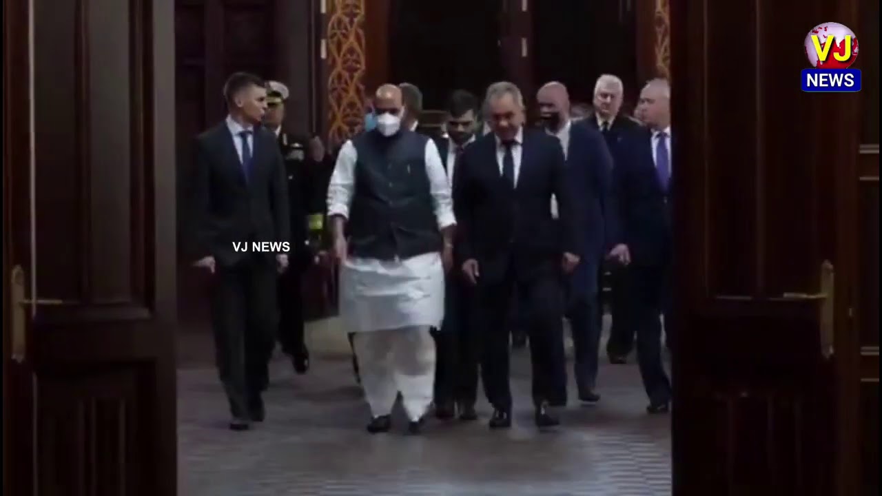 Defence Minister Rajnath Singh at Russian MoD, a bilateral meeting with counterpart General Sergey
