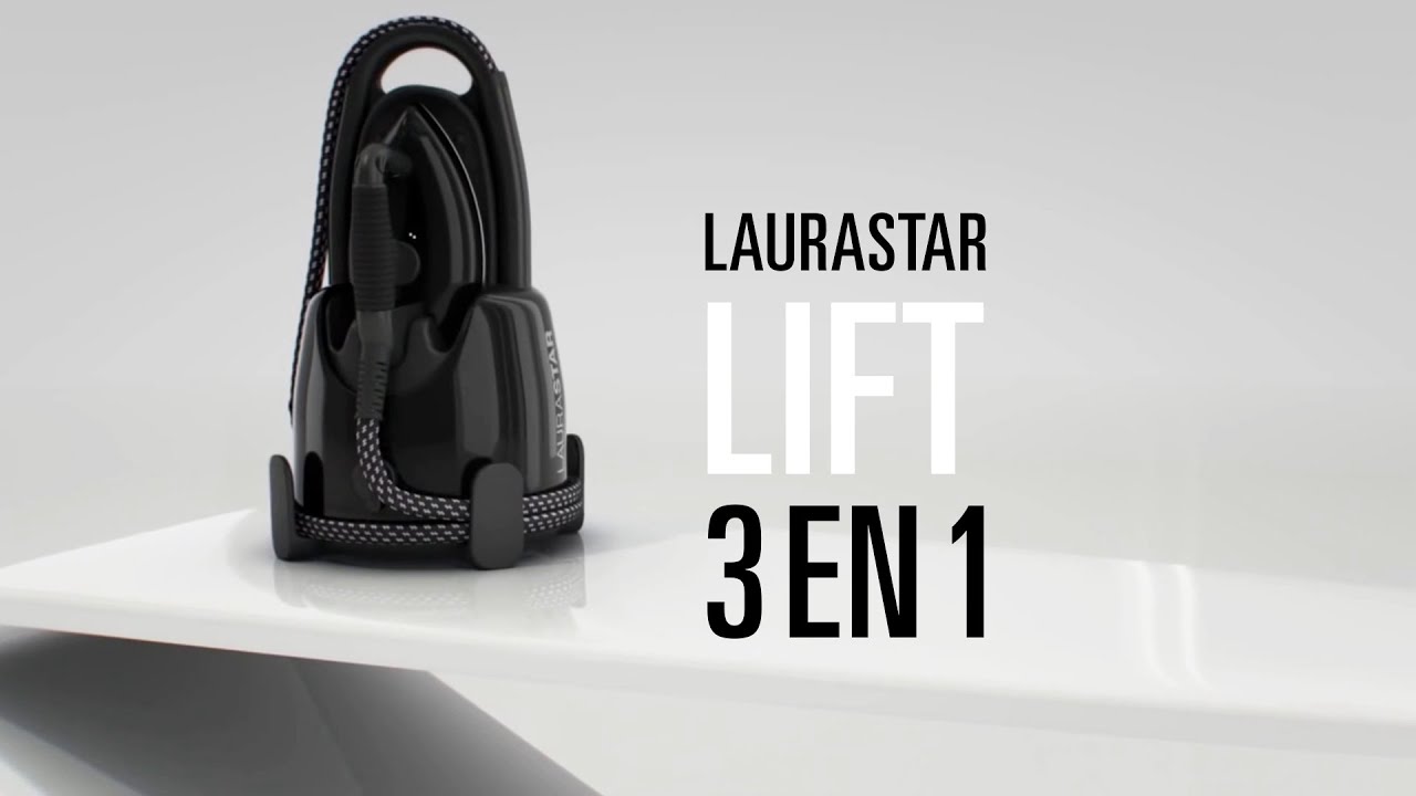 Laurastar Lift 3 en 1- La seule centrale vapeur qui repasse, d&eacute;froisse et d&eacute;sinfecte votre int&eacute;rieur