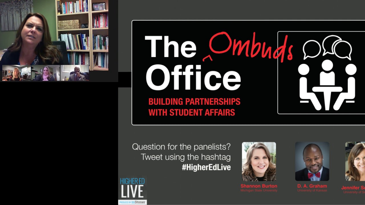 The ^Ombuds Office: Building Partnerships with Student Affairs