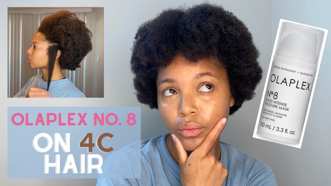 OLAPLEX NO.8 on 4C HAIR| FIRST IMPRESSIONS| DOES IT WORK ON OUR KINKS AND CURLS??????