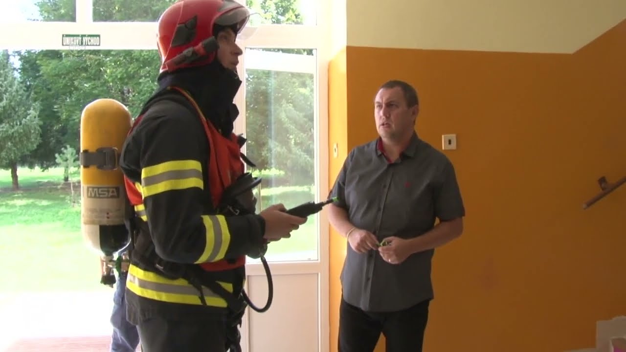 ZÁSAH HASIČOV NA ZŠ TEMATÍNSKA