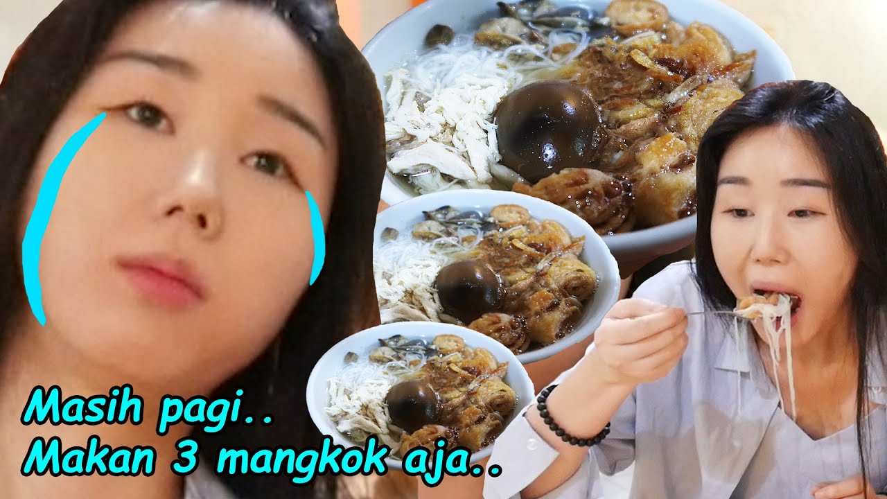 Masih pagi tapi orang Korea ini udah mabuk sop Solo..!