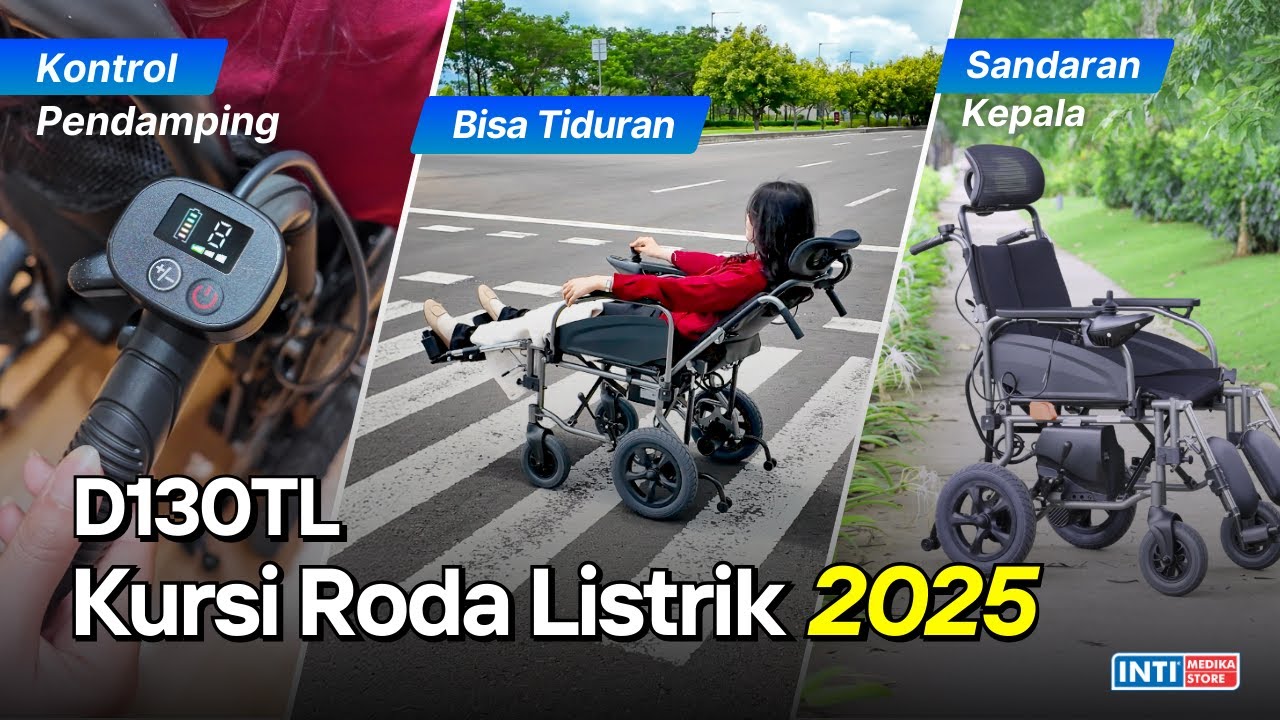 Kursi Roda Listrik ada Joystick Pendamping dan bisa Tiduran⁉️ Review YUWELL D130TL