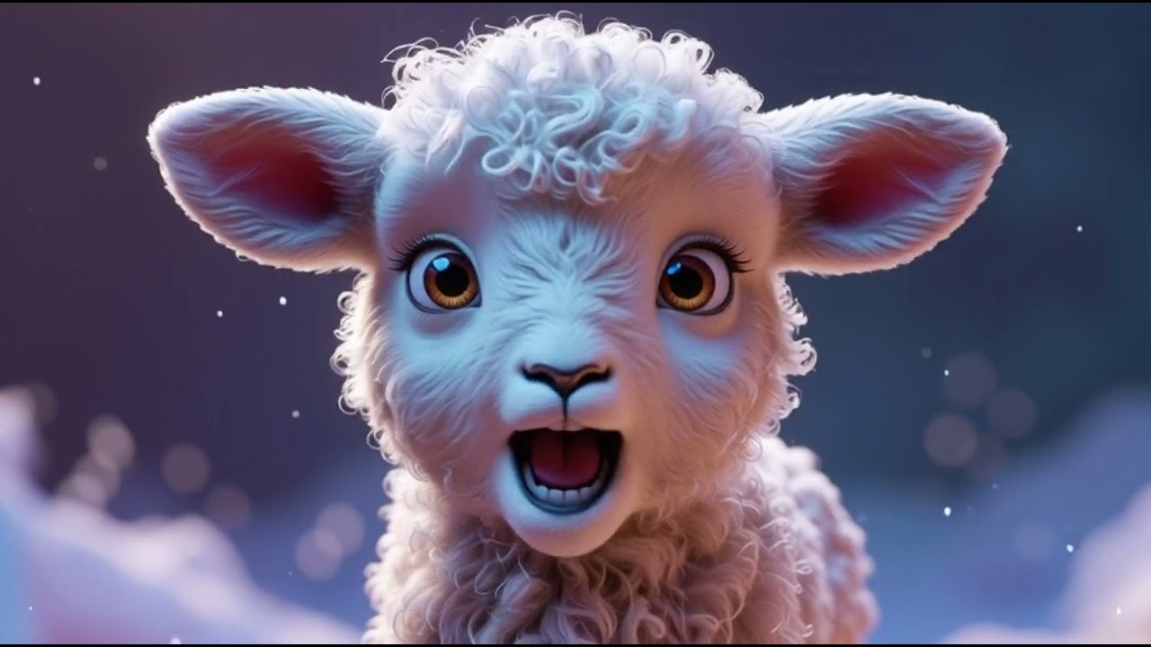 Little lamb with wool so white🐑