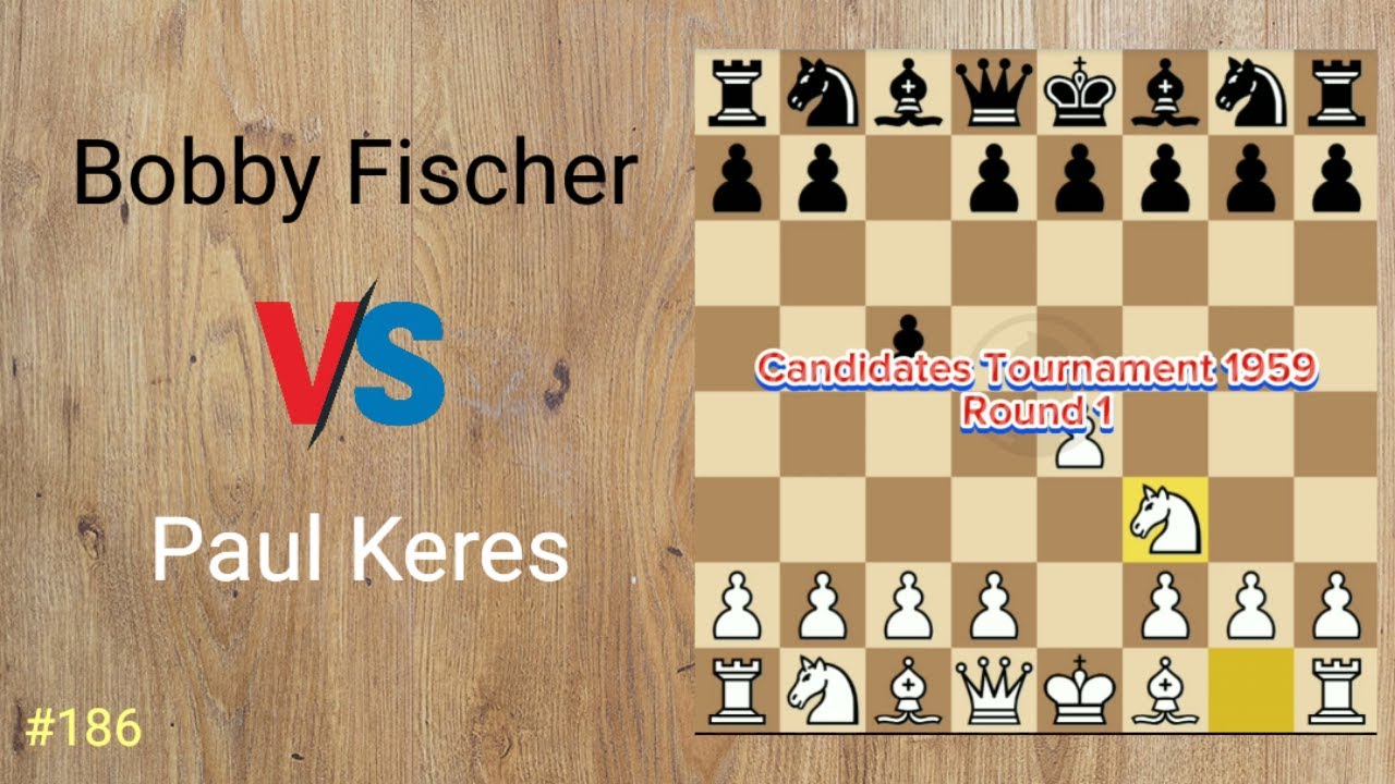 Bobby Fischer vs Paul Keres [Candidates Tournament 1959, Round 1] #chess