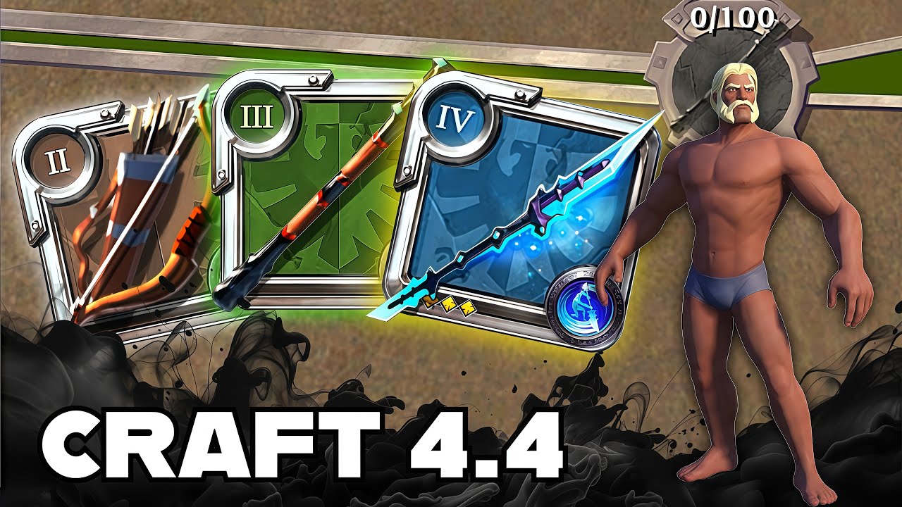 COMO FAZER SUA ARMA 4.4? GUIA DE CRAFT: 0 AO T4.4 - Craft #albiononline #mmorpg #craft