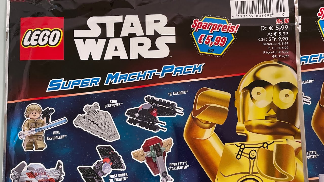 NEUE Lego Star Wars 4 Super Macht Pack Nr 10 Wundertüten auspacken