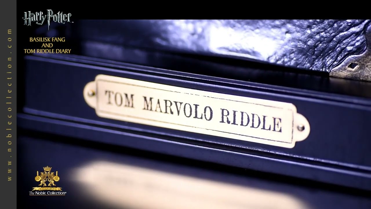 Harry Potter Basilisk Fang in Tom Riddle Diary Sculpture