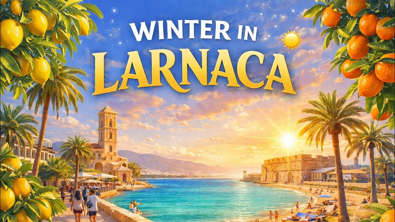 Winter in Larnaca, Cyprus | Sea, History & Quiet Moments