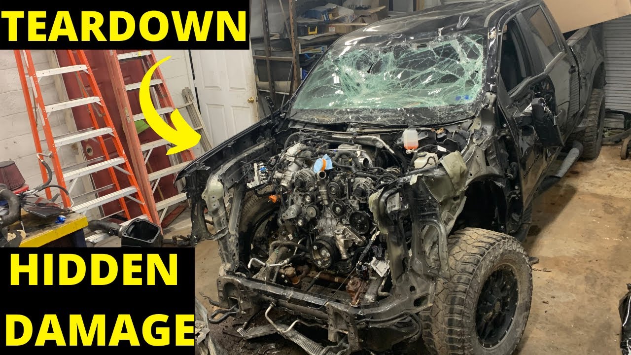 REBUILDING A 2021 SILVERADO DURAMAX FRONT END TEARDOWN