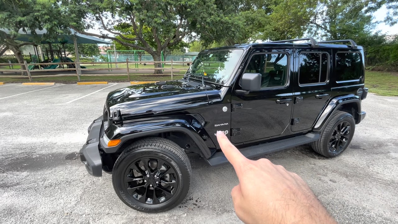UPDATE: blacked out 2021 Jeep Wrangler Sahara with high altitude rims. My dream car