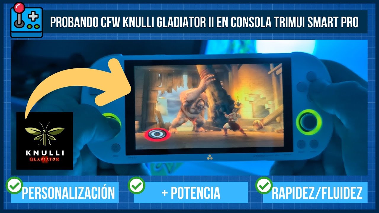 🕹️ Probando CFW KNULLI GLADIATOR 2 en consola TRIMUI SMART PRO