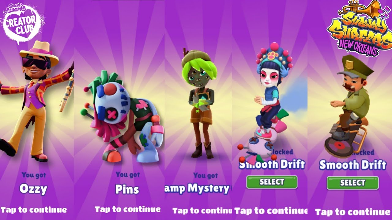 Subway Surfers New Update 2024 New Characters and Hoverboards Subway Surfers New Orleans 2024