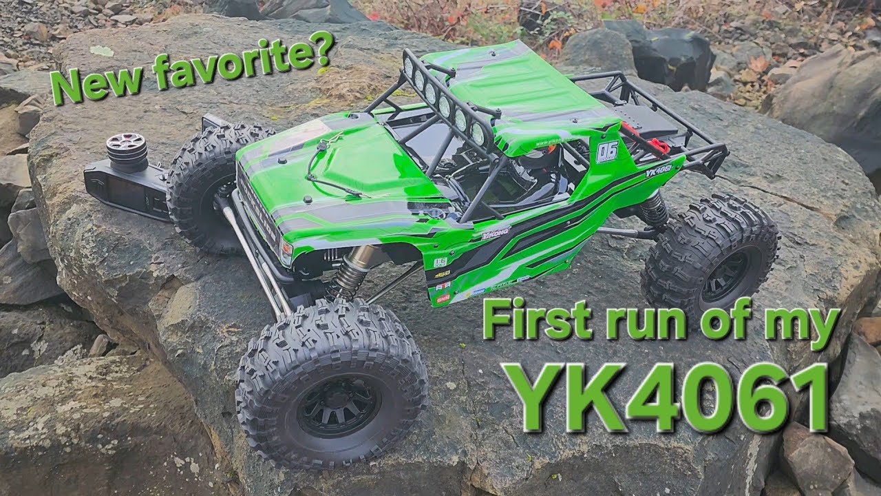 First run of the Yk4061 1/6 crawler