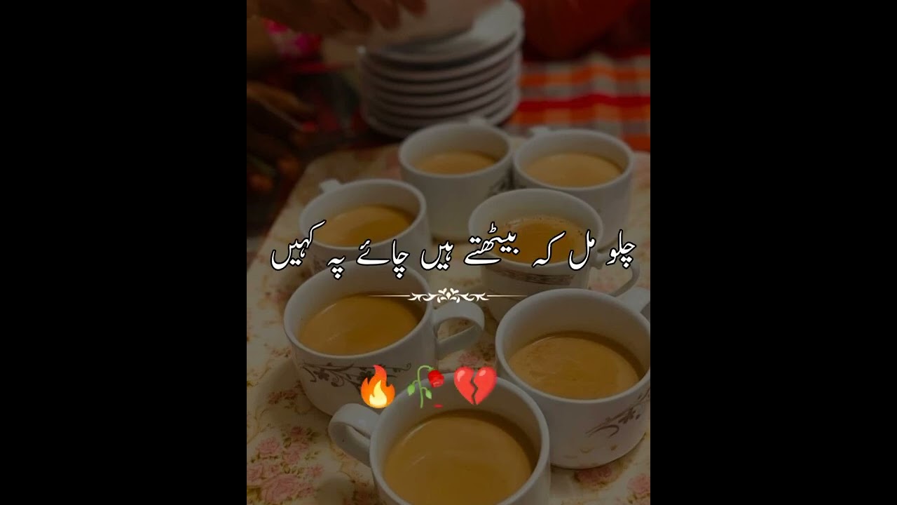 Tea Poetry 🥀 Deep Line Poetry 💔 Urdu Poetry | Mirza Writes Studio |