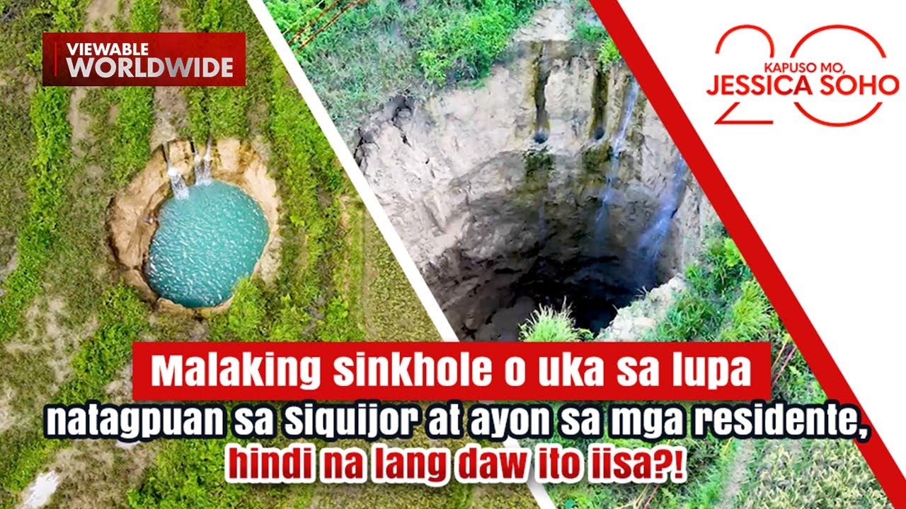 Malaking sinkhole, natagpuan sa Siquijor at hindi na lang daw ito iisa?! | Kapuso Mo, Jessica Soho