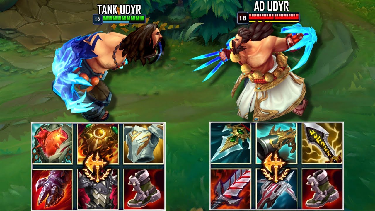 TANK UDYR vs AD UDYR FULL BUILD FIGHTS | WHICH BUILD IS BETTER?