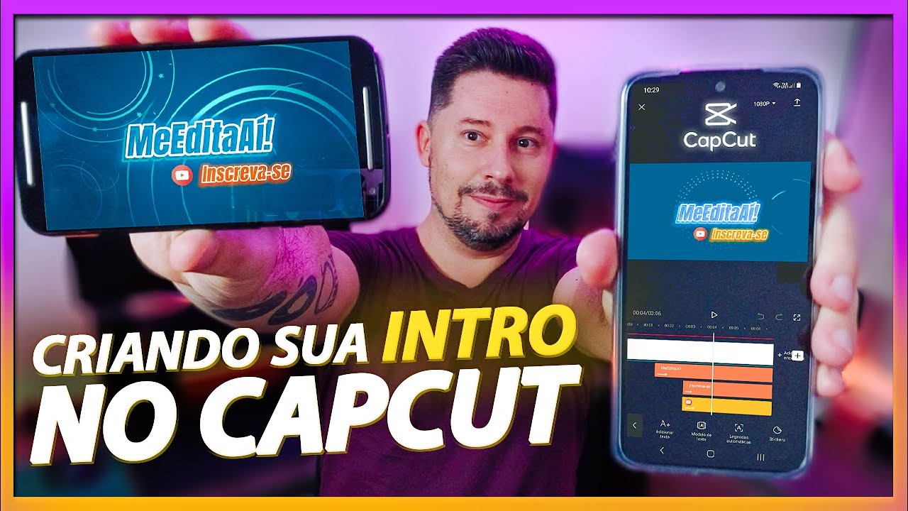 Como fazer INTRO para V&Iacute;DEOS PELO CELULAR | Tutorial CapCut