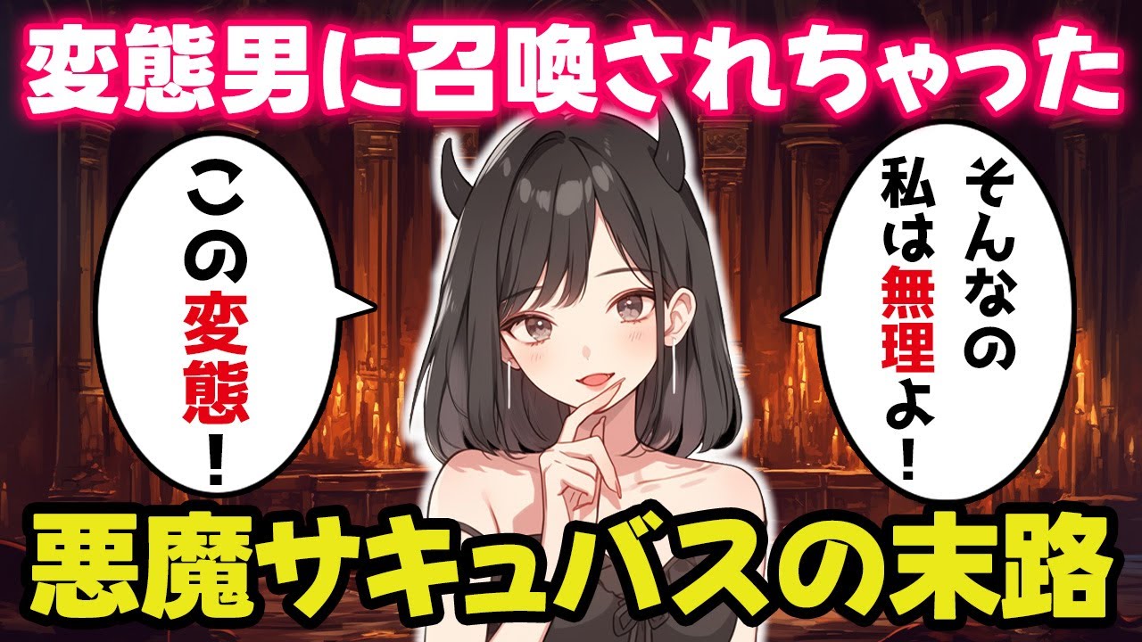 【不思議な話】２次元しか愛せない変態男に召喚された悪魔サキュバスの末路【ゆっくり】