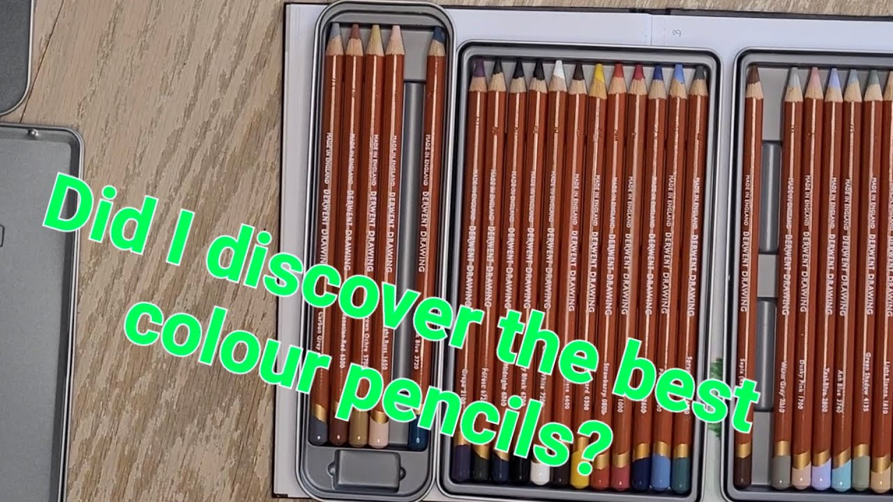 Derwent Drawing coloured pencils review- part 1/2 