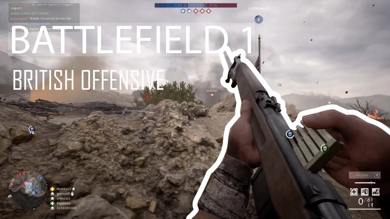 Battlefield 1 - British Offensive (No Commentary)